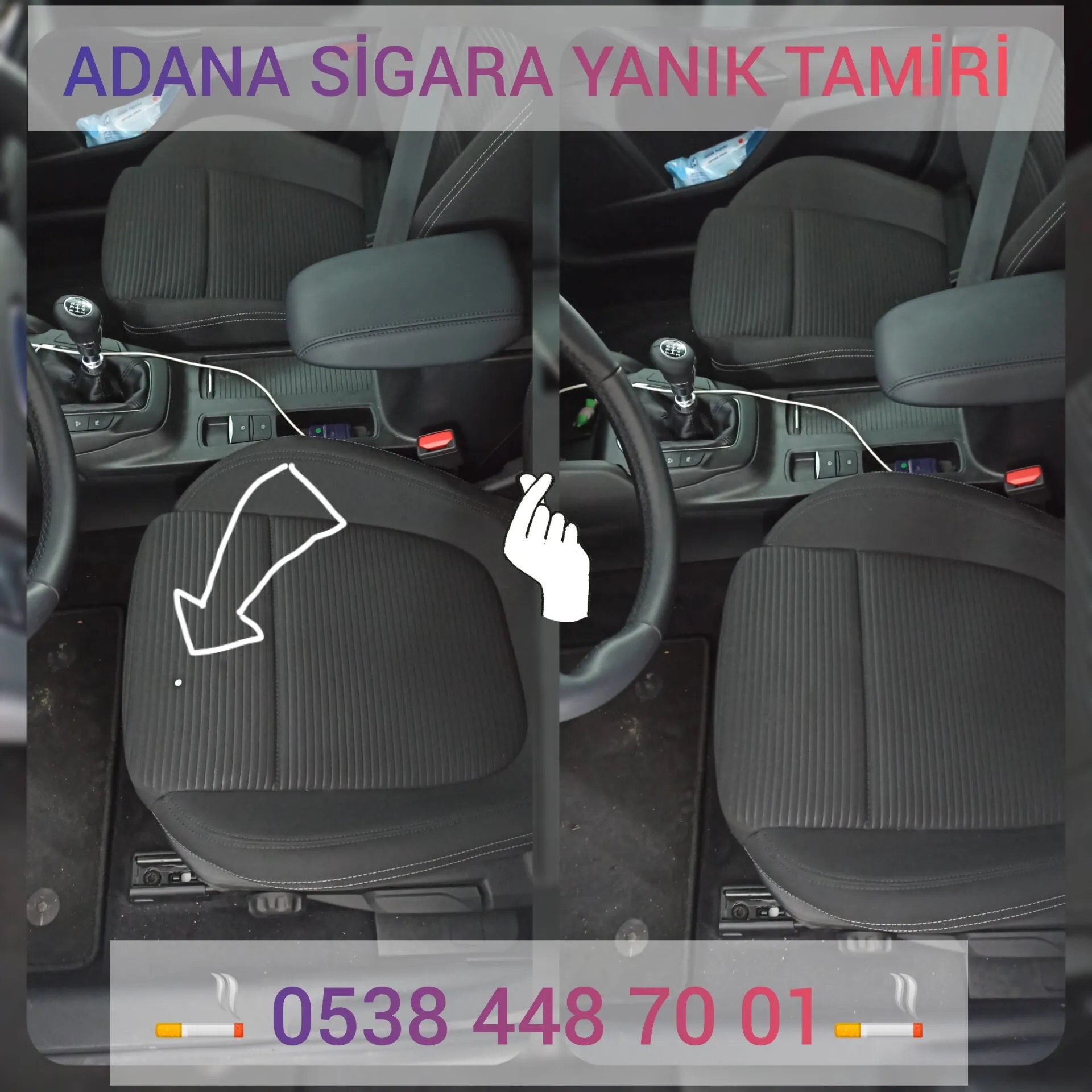 Detaylı koltuk onarım işi